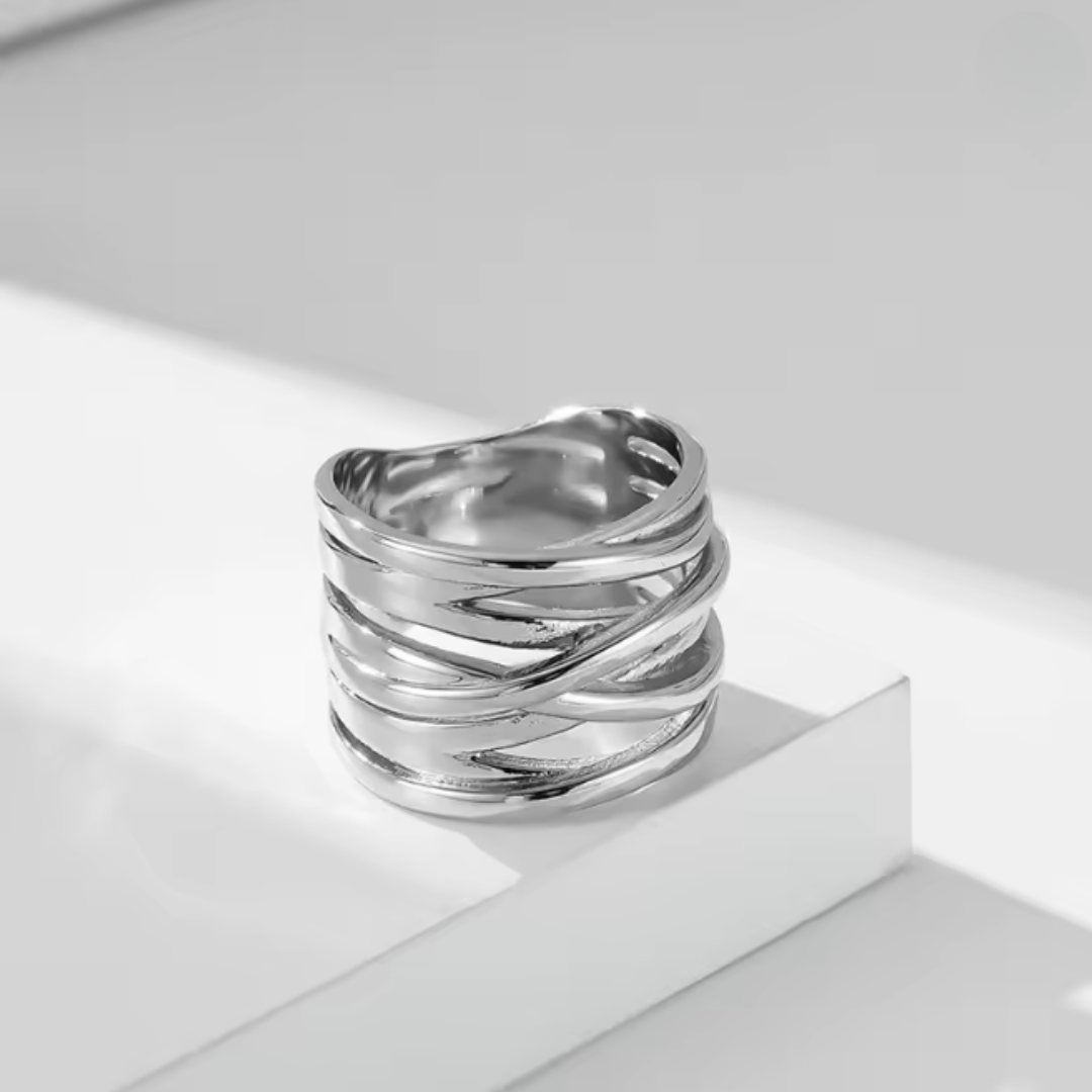 Multilayer Cross Wide Band Ring