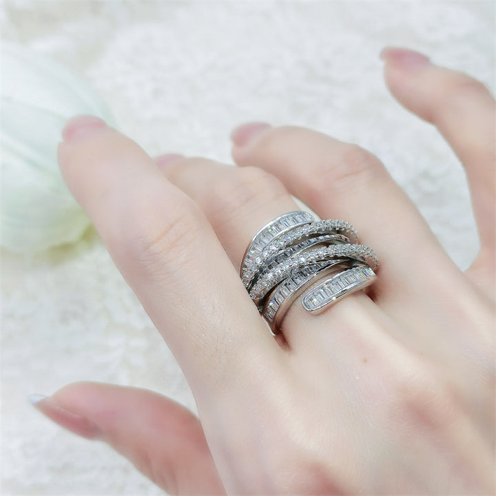 Silver Zircon Ring
