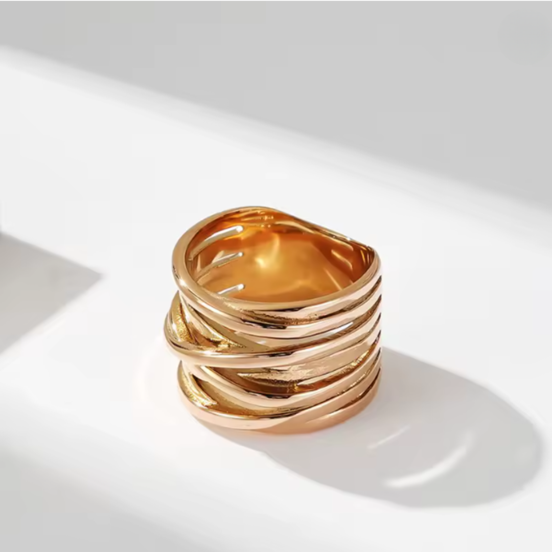 Multilayer Cross Wide Band Ring