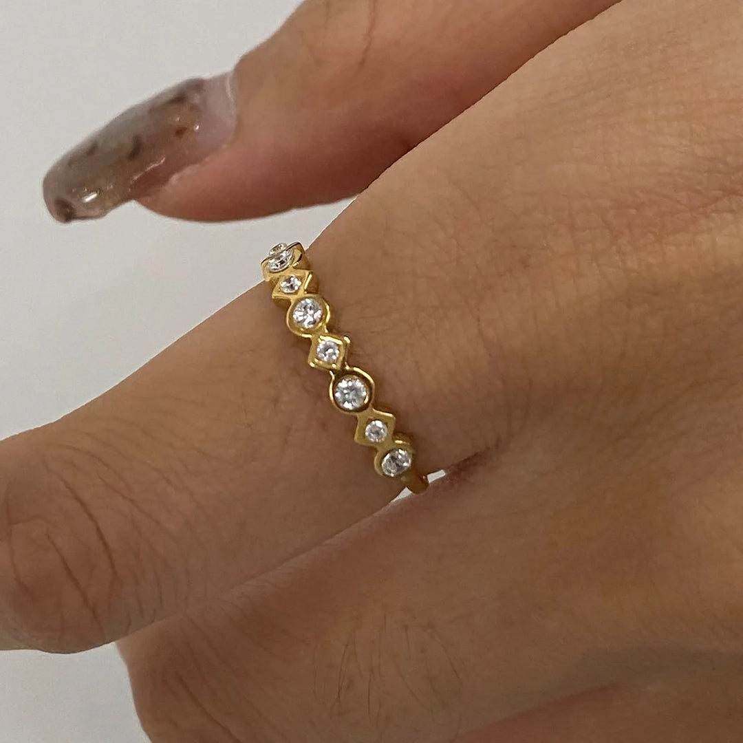 Three Piece Set Golden Ring