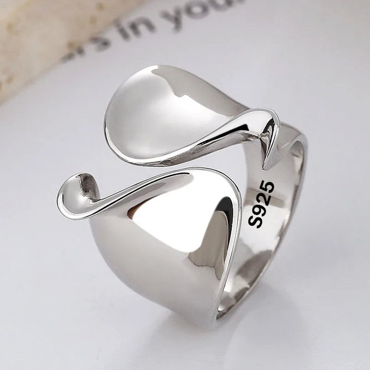 Adjustable 925 Sterling Silver Ring
