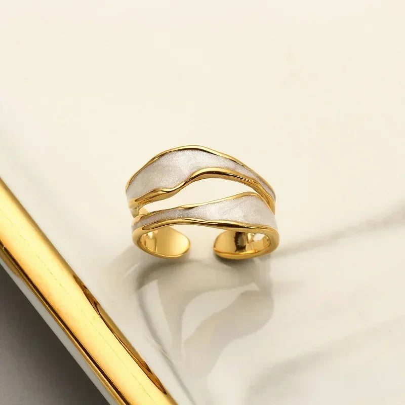Adjustable Gold Retro Ring