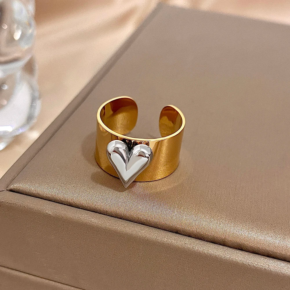 Adjustable Heart Ring