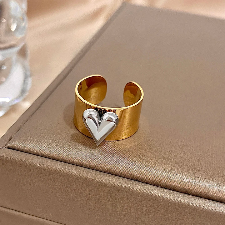 Adjustable Heart Ring