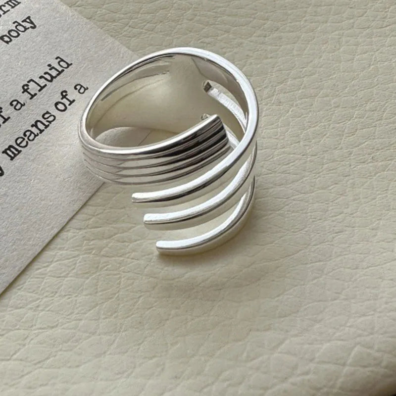Adjustable Layered Irregular Vintage Ring