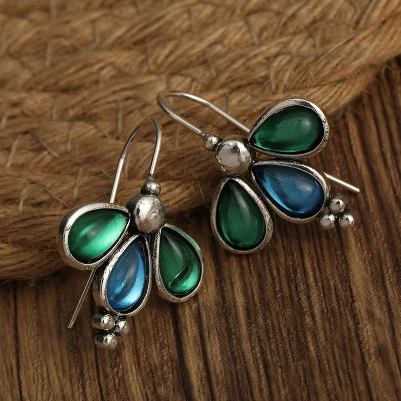 Charming Stone Waterdrop Earrings