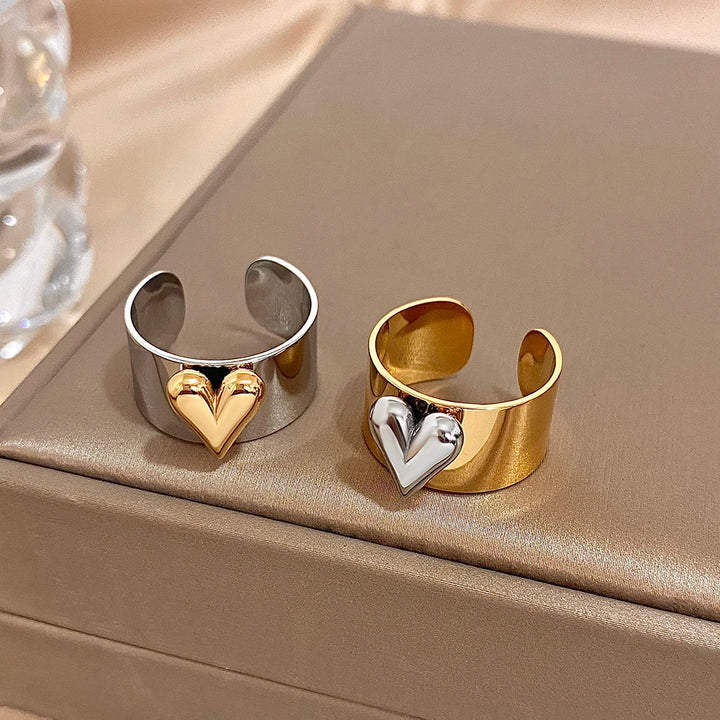 Adjustable Heart Ring