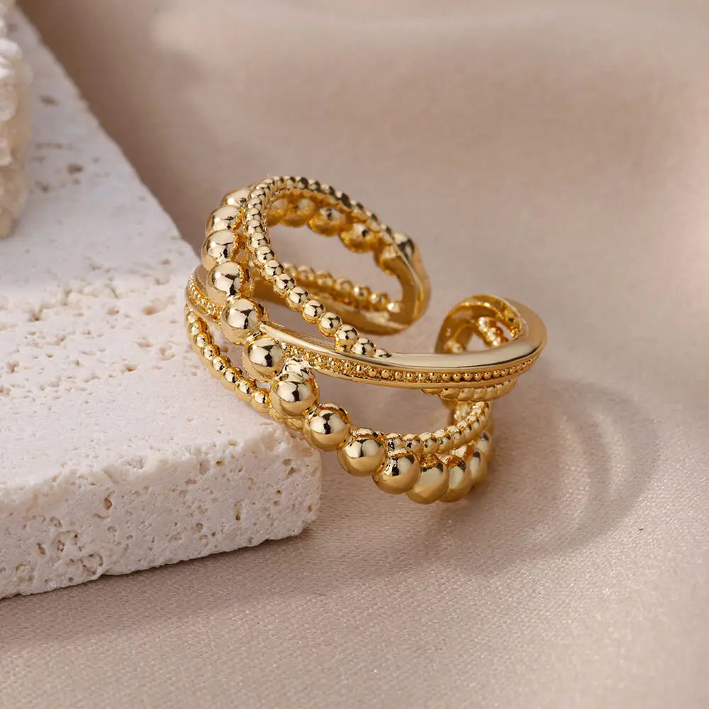 Adjustable Vintage Twist Ring