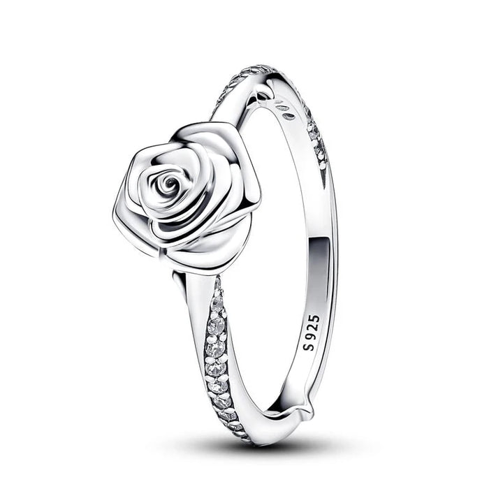 Sterling Silver Rose Ring