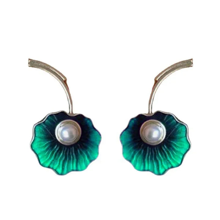 Flower Pearl Earrings