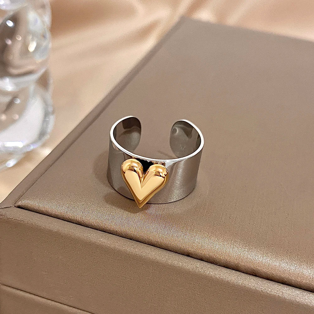 Adjustable Heart Ring