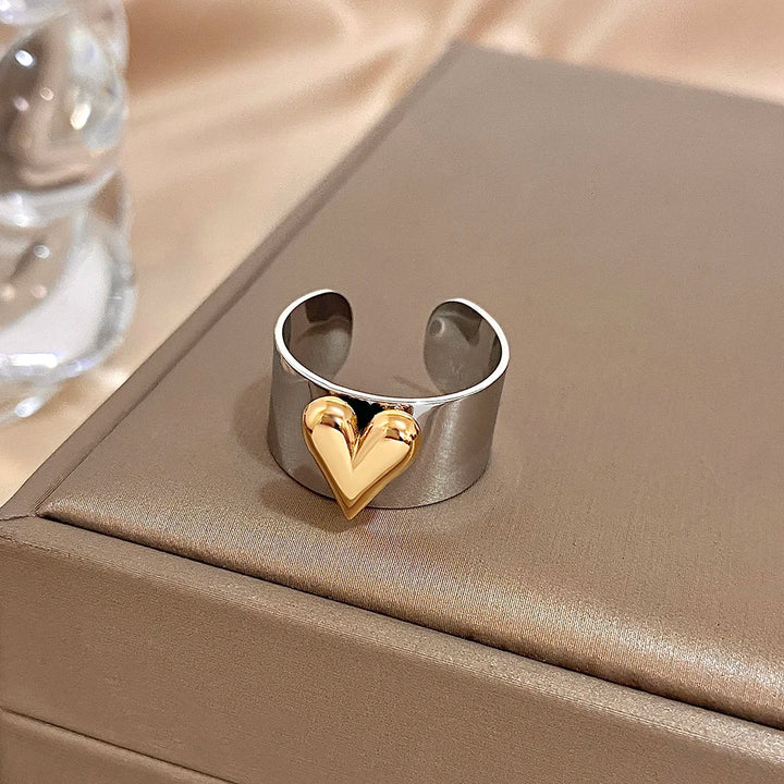 Adjustable Heart Ring