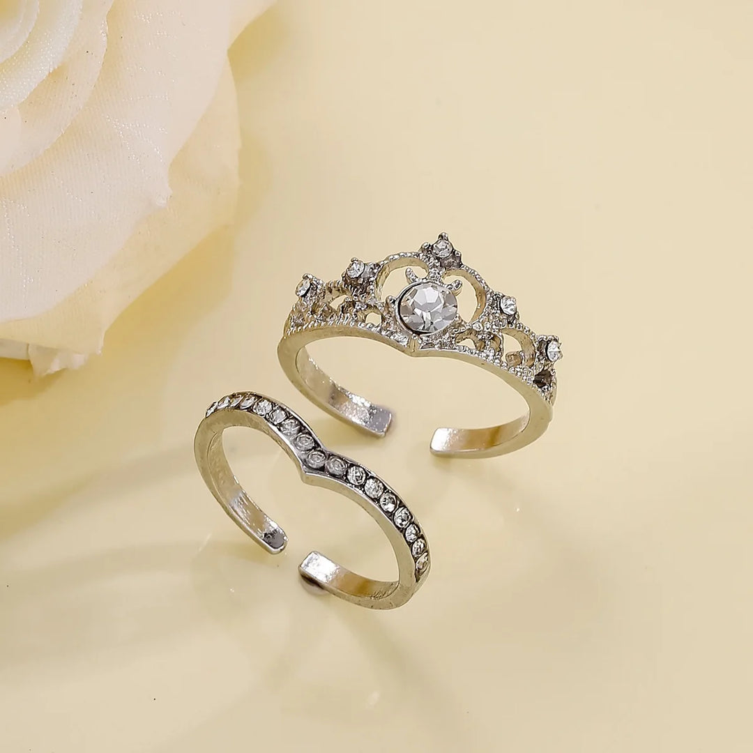 Two Piece Crown Ring