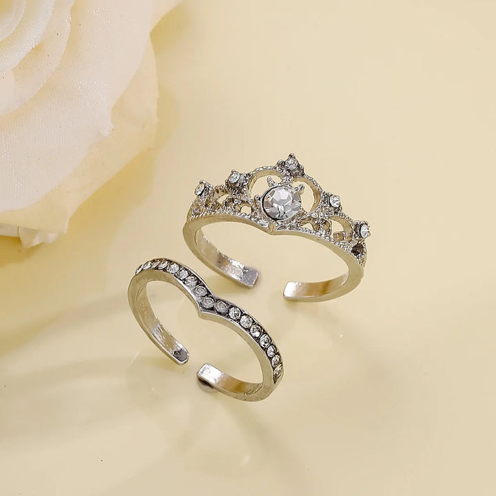 Two Piece Crown Ring