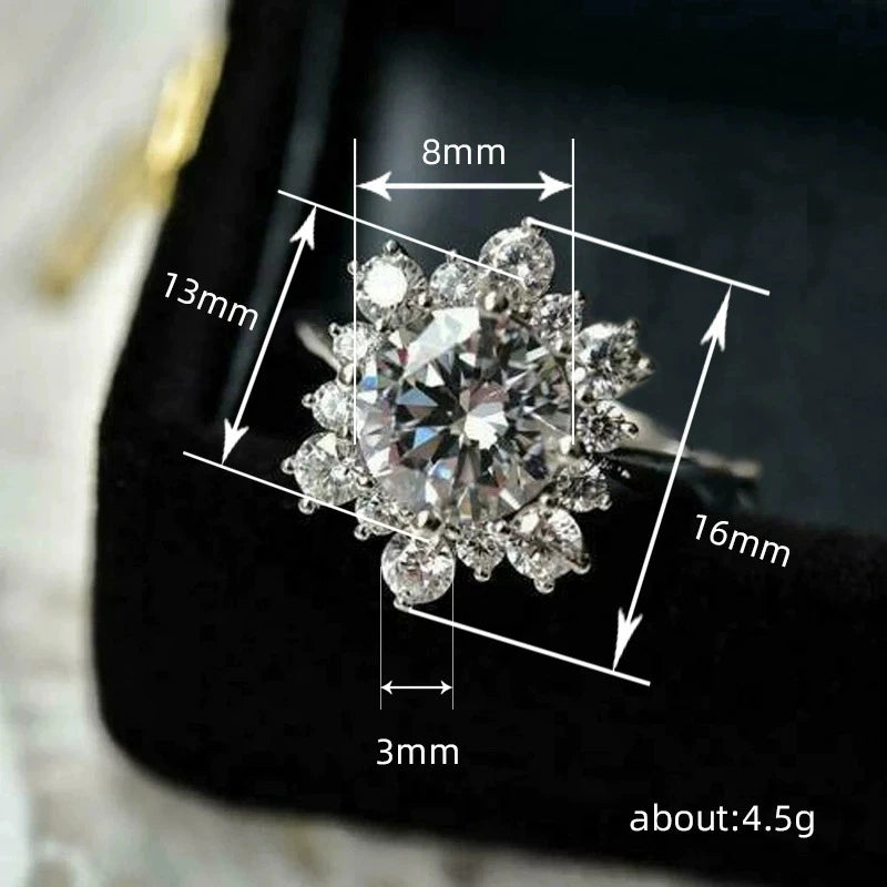 Luxury Snowflake Ring