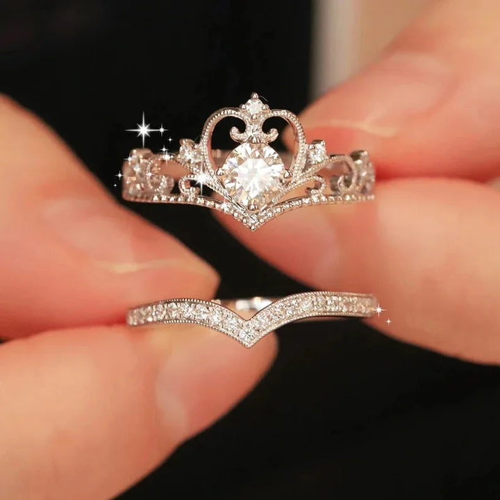 Two Piece Crown Ring