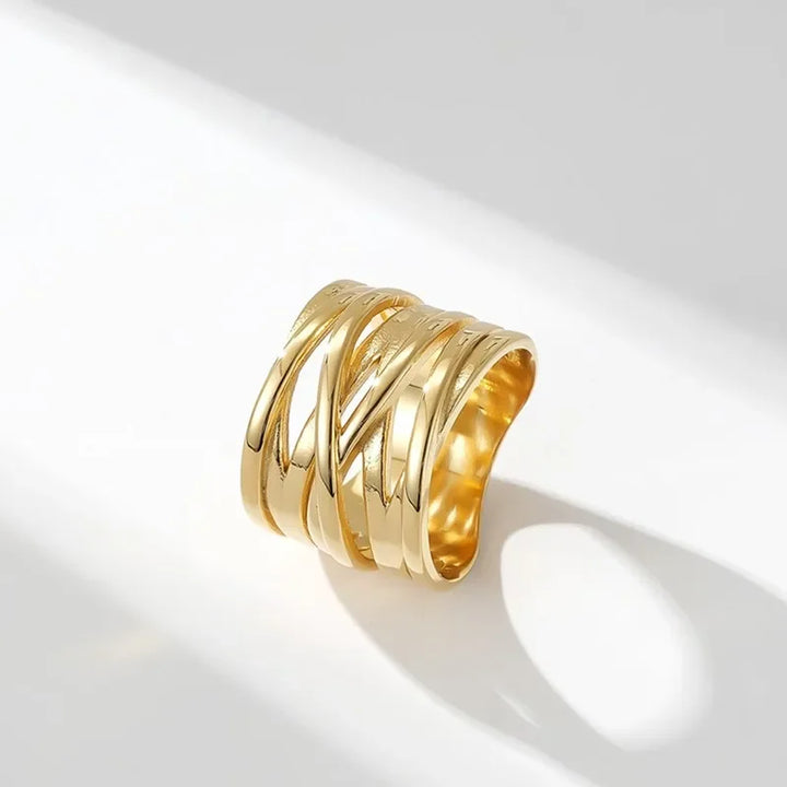 Multilayer Cross Wide Band Ring