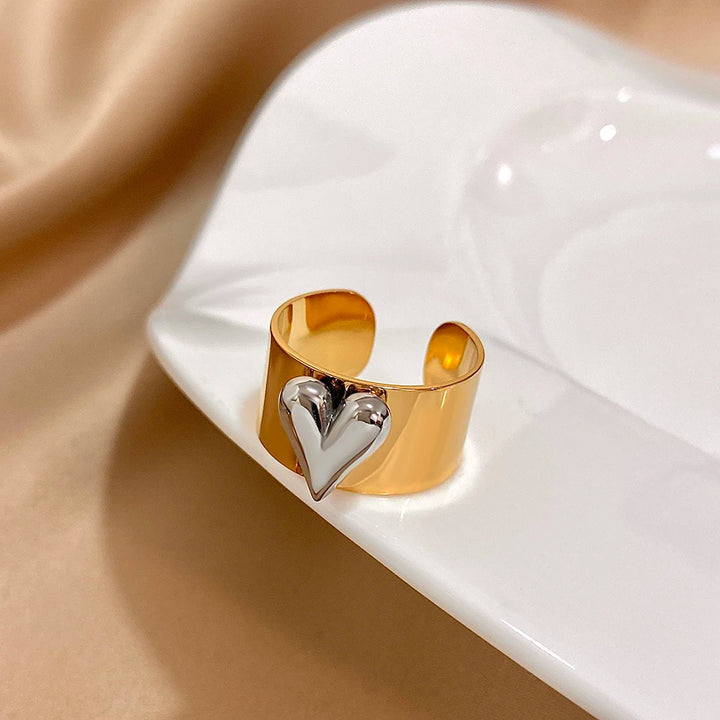Adjustable Heart Ring