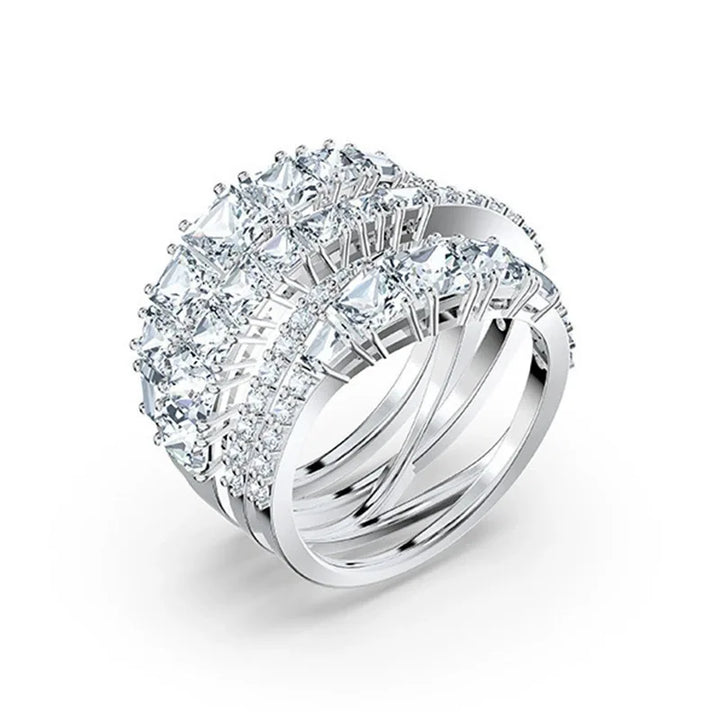 Elegant Women's Silver Ring