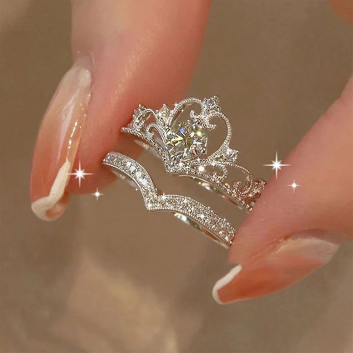Two Piece Crown Ring